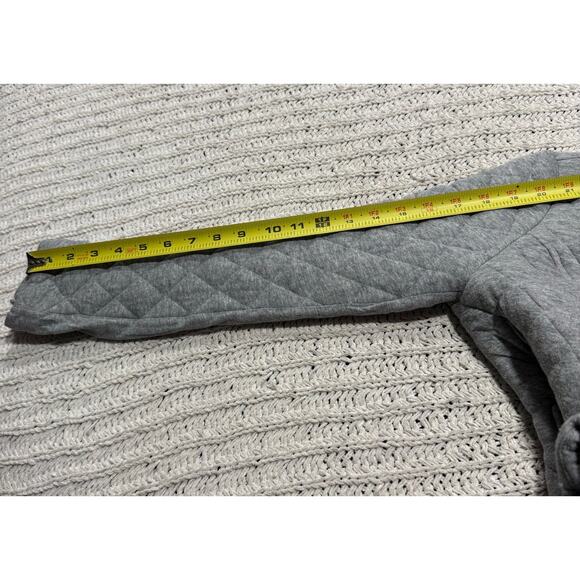 Cabi Quilted Jacket Peacoat 100% Cotton Women's Size Medium Gray 3182 216051 - Picture 3 of 10